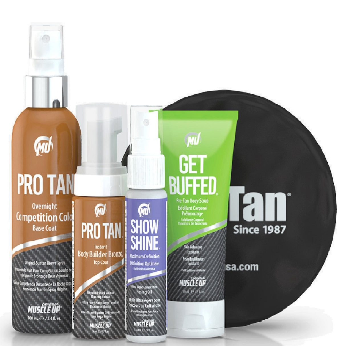 PRO TAN SINGLE USE COMPETITION KIT - BODY BUILDER SUPER DARK