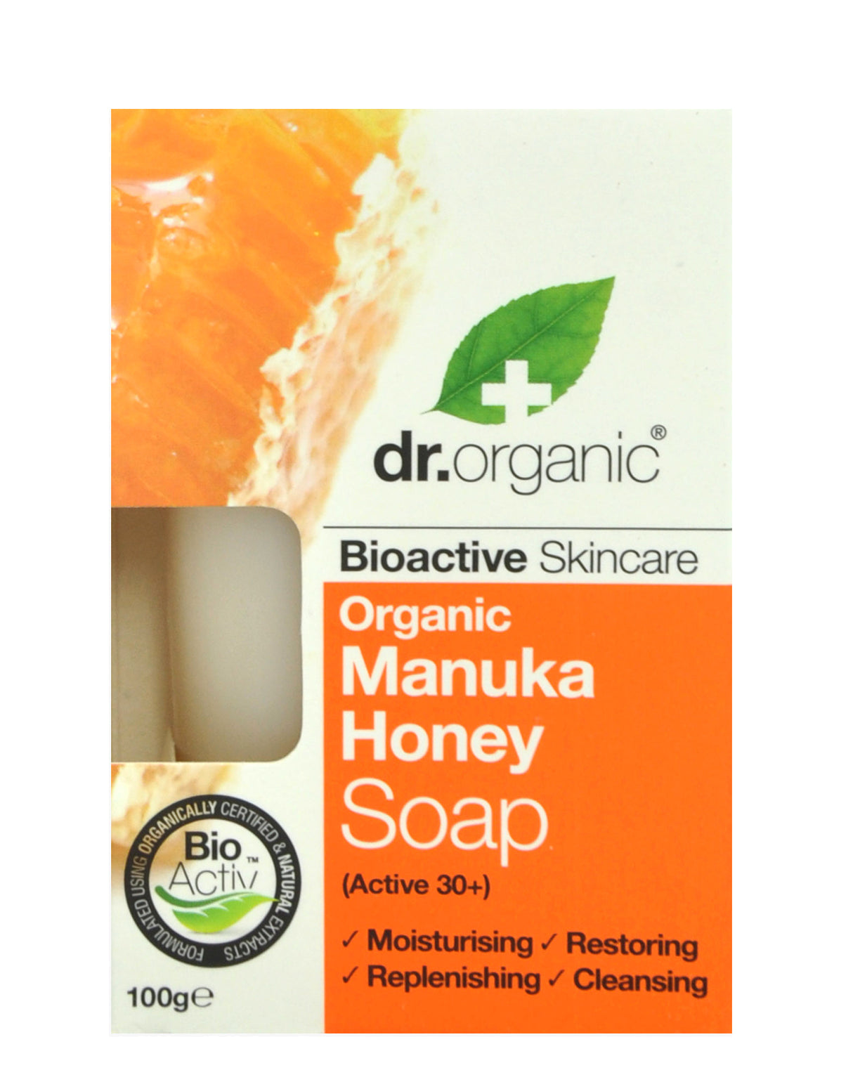 DR ORGANIC MANUKA HONEY SOAP 100 GRAMMI
