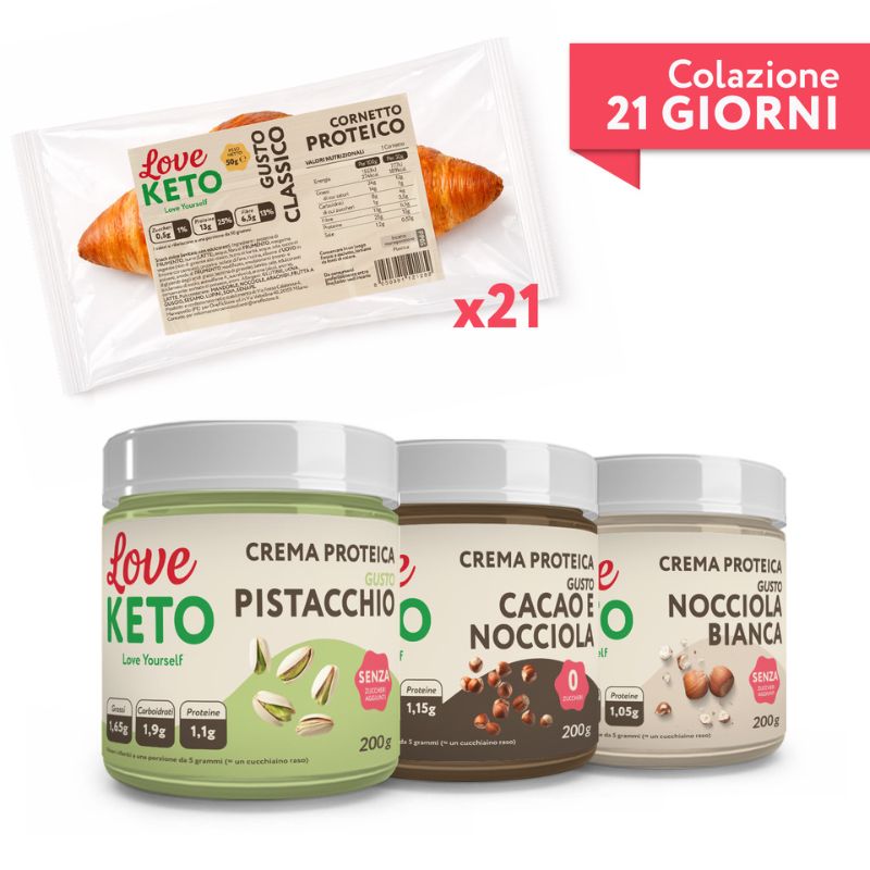 Love Keto Kit Colazione 21 Giorni