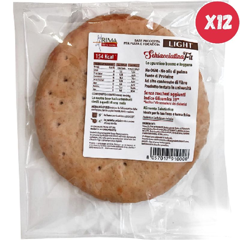 RI.MA BENESSERE SCHIACCIATINA FIT 12 CONFEZIONI DA 80 GRAMMI