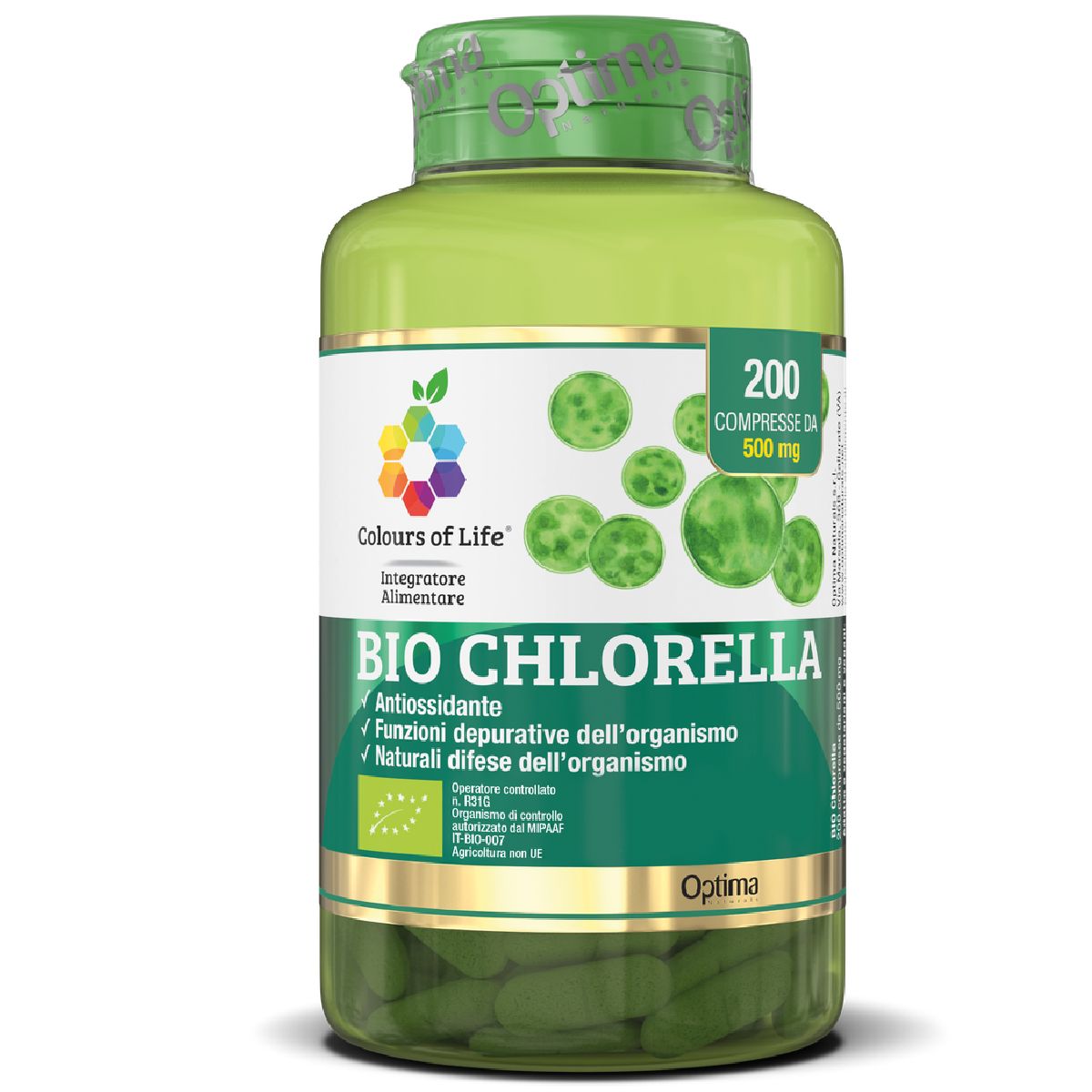 OPTIMA BIO CHLORELLA 200 COMPRESSE