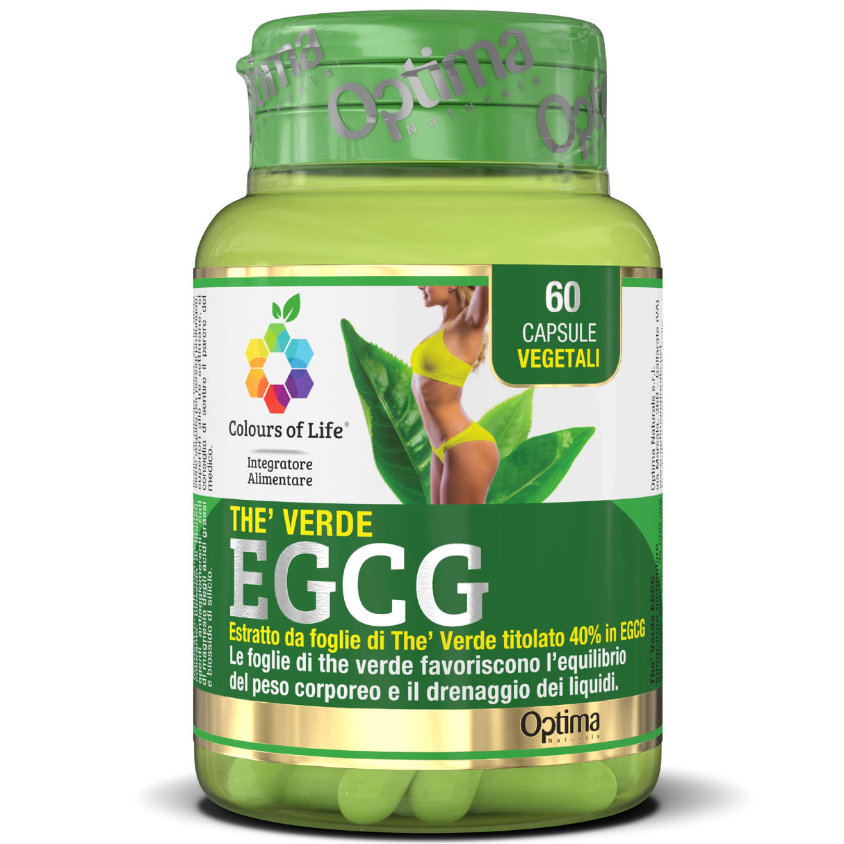 OPTIMA THE' VERDE EGCG 60 CAPSULE VEGETALI