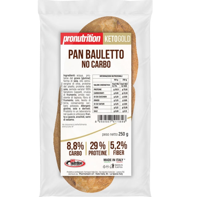 Pronutrition Pan Bauletto No Carbo 250 Grammi