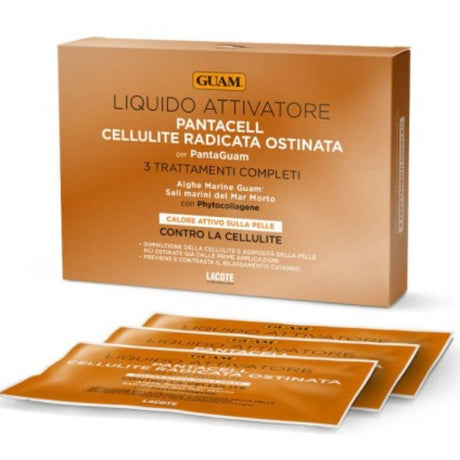 Guam Pantacell Cellulite Radicata Ostinata 3 Buste Da 100 Ml