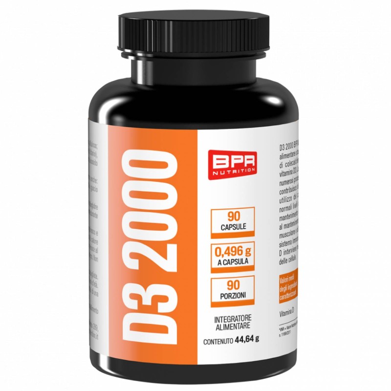 BPR NUTRITION D3 2000 60 CAPSULE