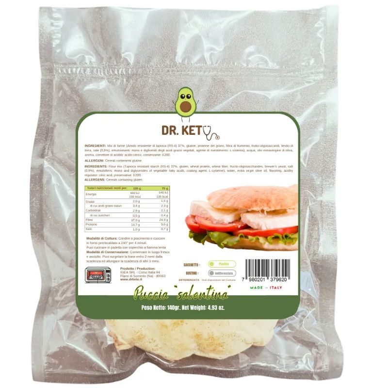 Dr. Keto Puccia Salentina 140 Grammi