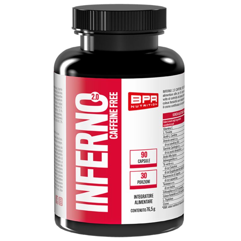 Bpr Nutrition Inferno 2.0 Senza Caffeina Da 90 Capsule