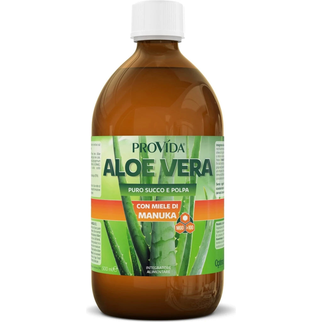 Optima Provida Aloe Vera Con Miele Di Manuka 500 Ml