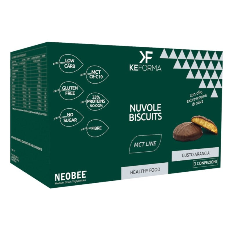 KEFORMA MCT NUVOLE BISCUITS 3 CONFEZIONI DA 40 GRAMMI