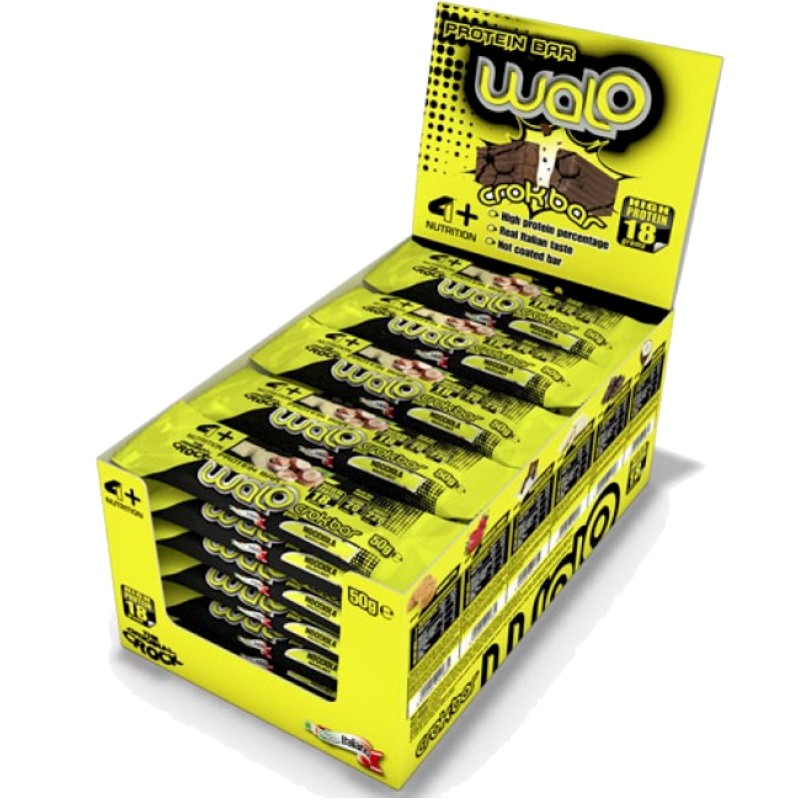 4+ NUTRITION WALO-CROK-BAR 50 GRAMMI BOX DA 30 BARRETTE