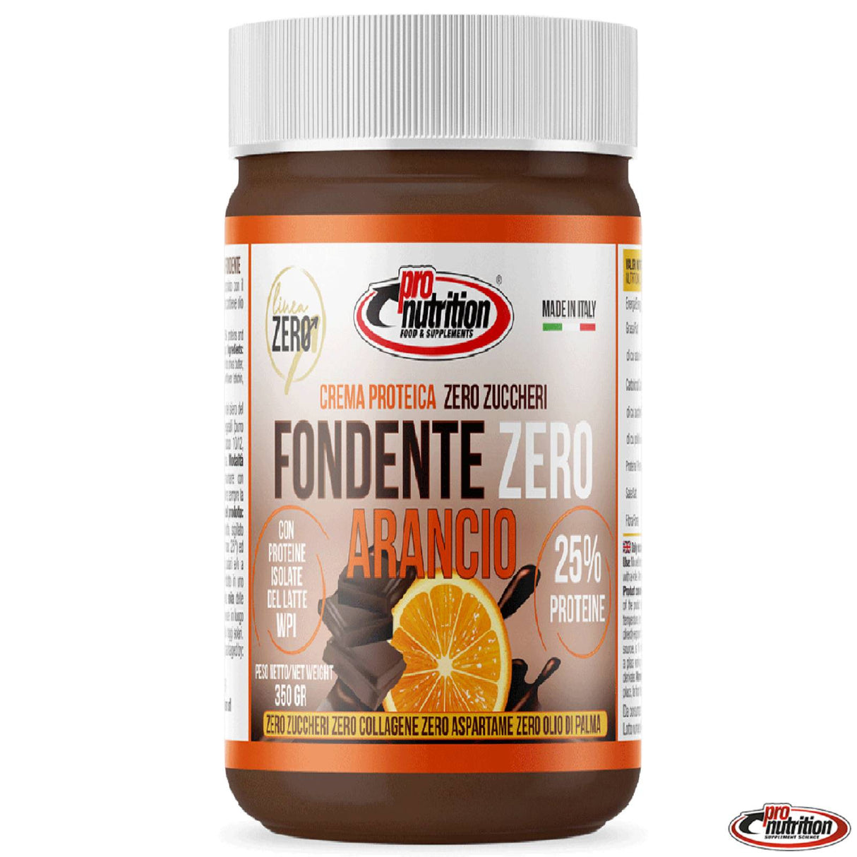 PRONUTRITION FONDENTE ZERO ARANCIO  350 GRAMMI
