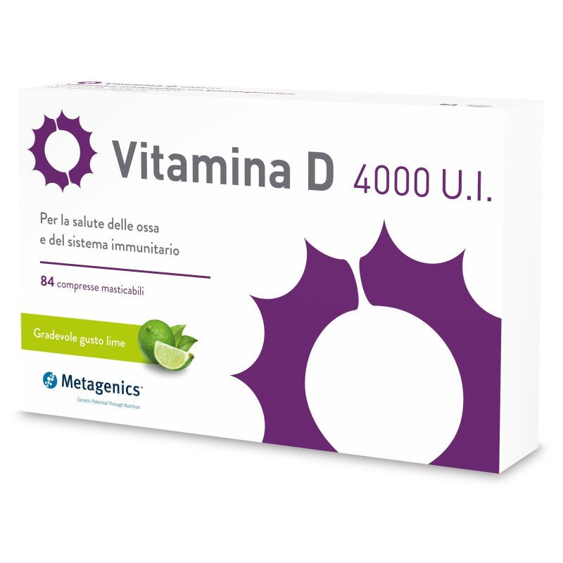 Metagenics VItamina D 4000 UI 84 Compresse Masticabili