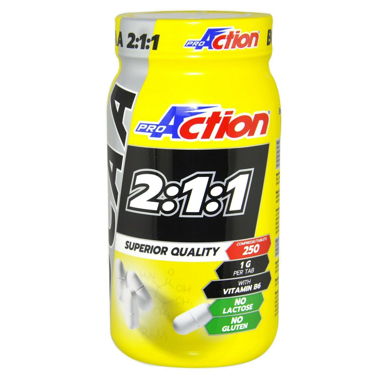 Proaction Bcaa 2:1:1 Con Vitamina B6 Da 300 Compresse