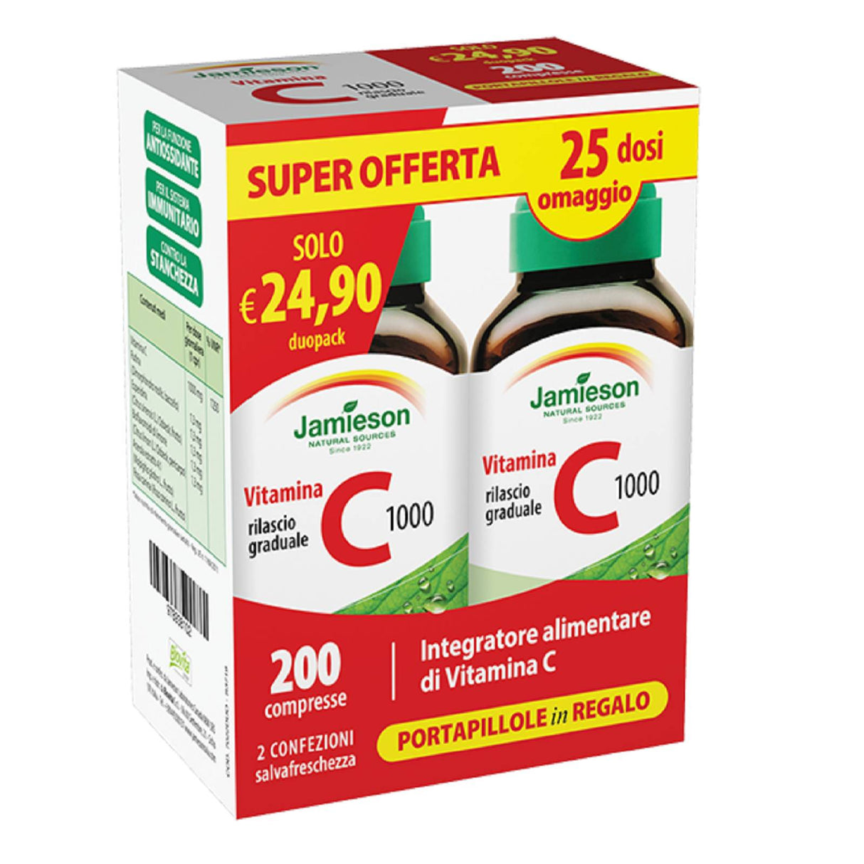 JAMIESON DUOPACK VITAMINA C1000 - 200 COMPRESSE