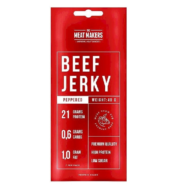 PRONUTRITION BEEF JERKY PEPPERED 1 BUSTA DA 40 GRAMMI