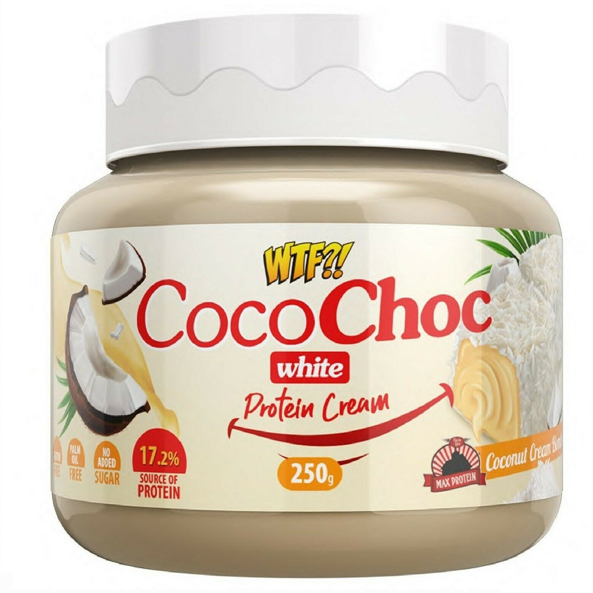 MAX PROTEIN COCO CHOC WHITE PROTEIN CREAM 250 GRAMMI