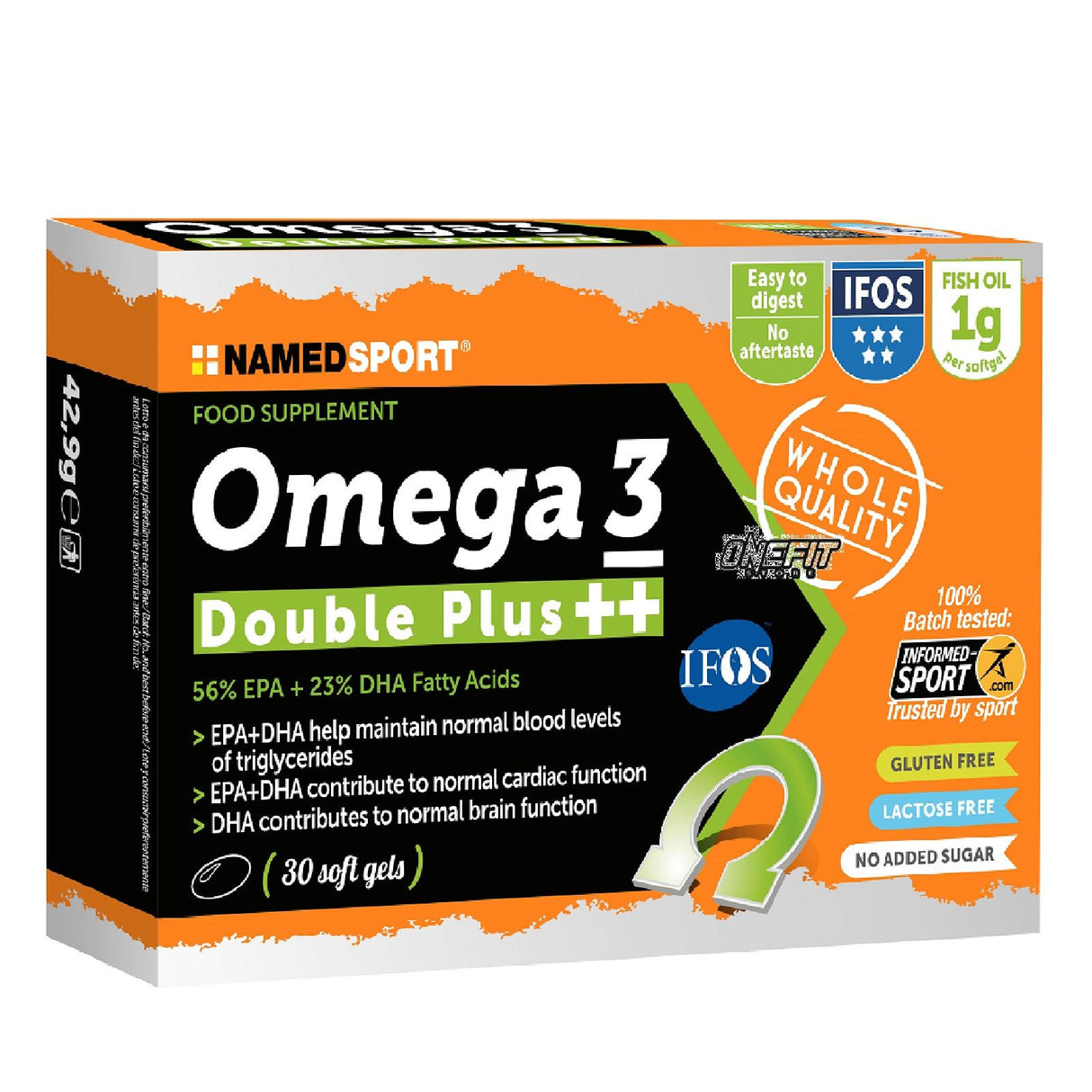 NAMED SPORT OMEGA 3 DOUBLE PLUS ++ 30 SOFT GEL