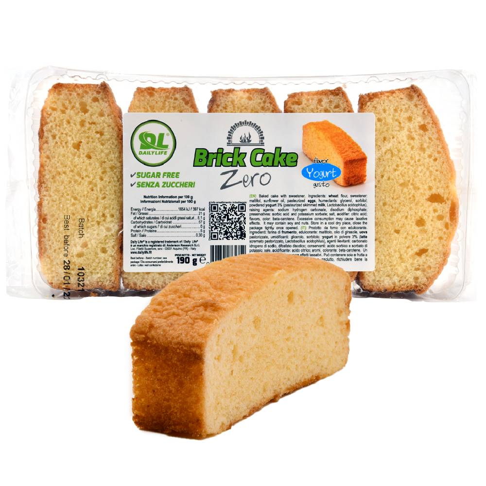 DAILY LIFE BRICK CAKE ZERO YOGURT 190 GRAMMI