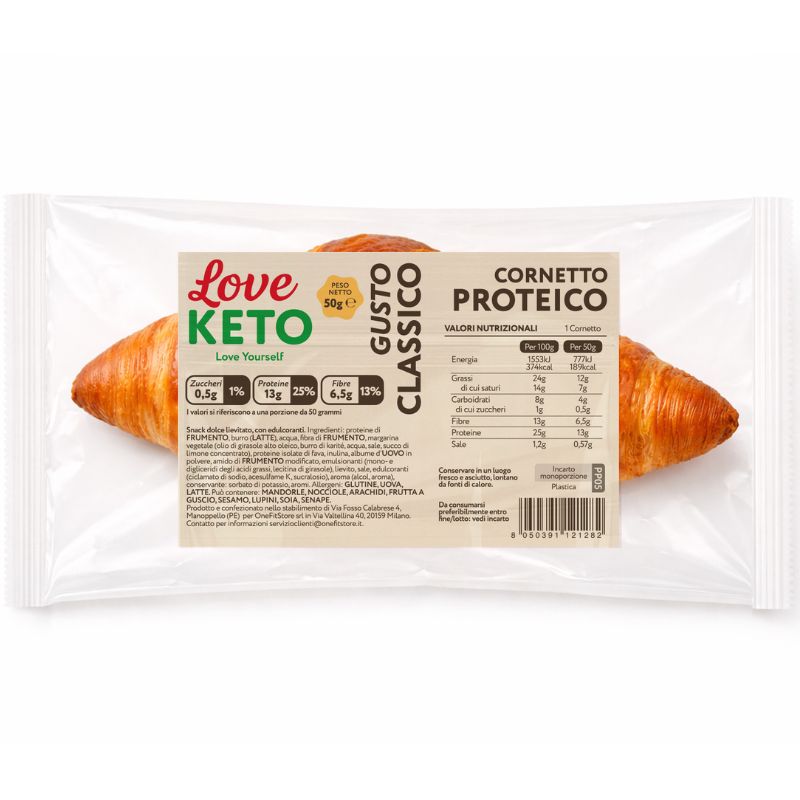 Love Keto Cornetto Croissant Classico 50 Grammi