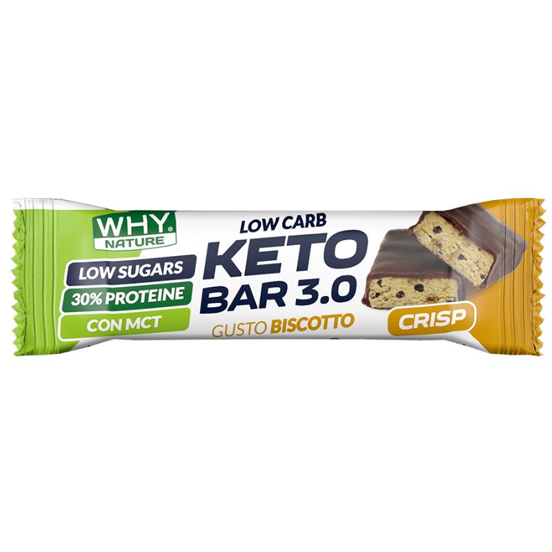 Why Nature Keto Bar Low Carb 3.0 Da 30 Grammi