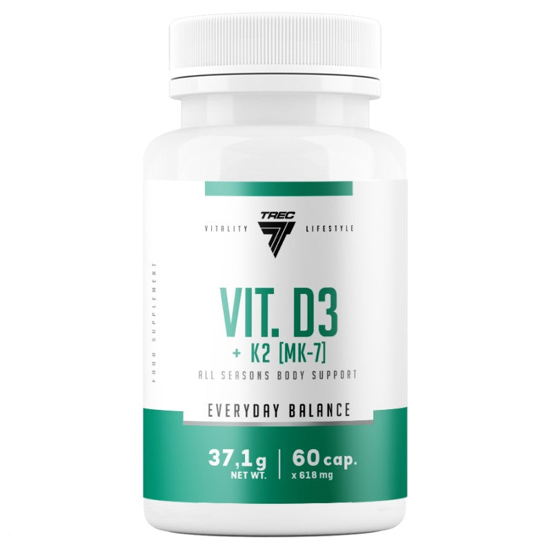 Trec Nutrition Vit D3 + K2 (Mk-7) 60 Capsule