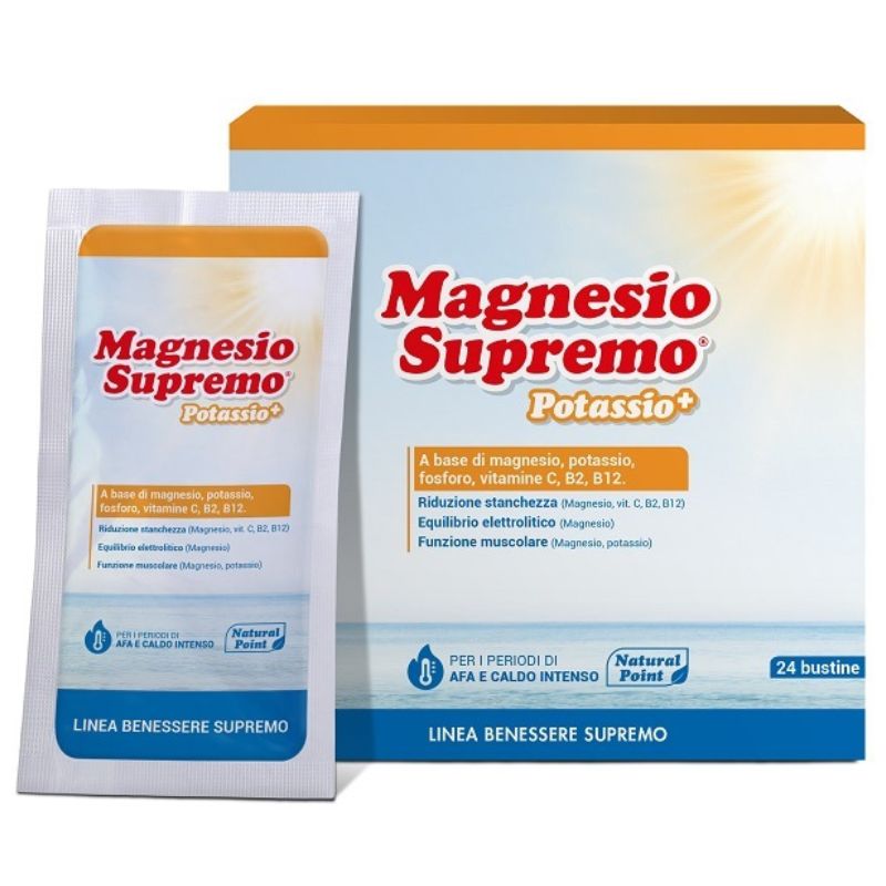 Natural Point Magnesio Supremo Potassio+ 24 Bustine