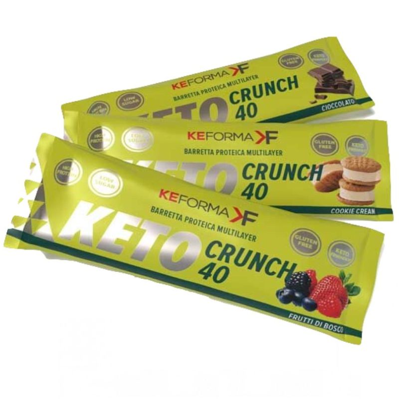 Keforma Keto Crunch 40 - 1 Barretta Da 40 Grammi