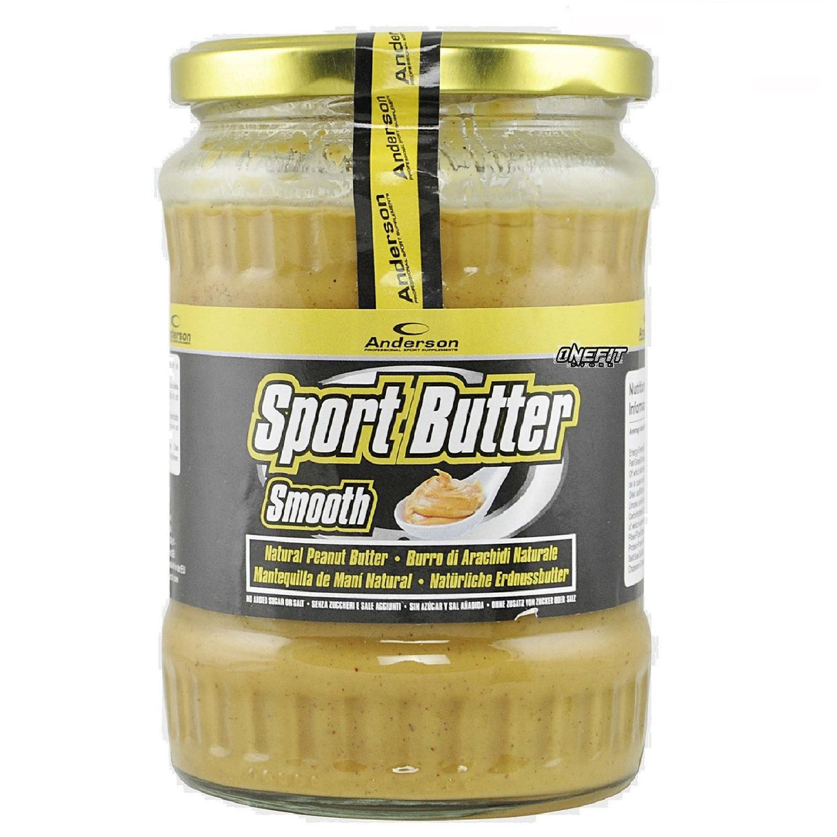 ANDERSON RESEARCH SPORT BUTTER 510 GRAMMI GUSTO BURRO D'ARACHIDI