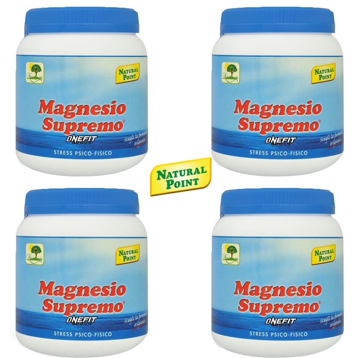 NATURAL POINT MAGNESIO SUPREMO 4 CONFEZIONI DA 300 GRAMMI
