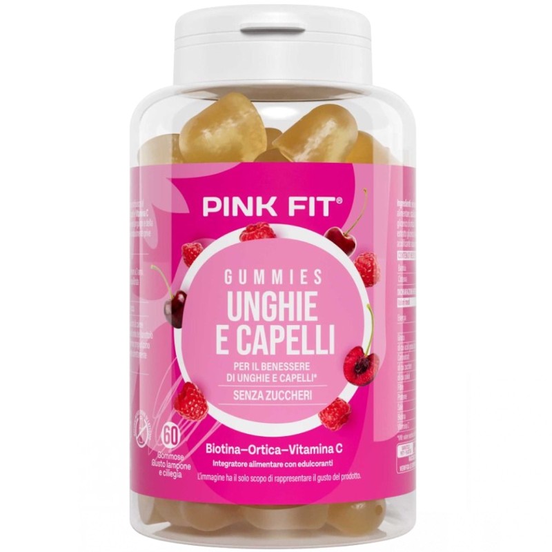 Proaction Pink Fit Gummies Unghie e Capelli Da 60 Gommose
