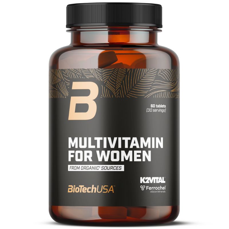Biotech Usa Multivitamin For Women From Organic Sources 60 Compresse