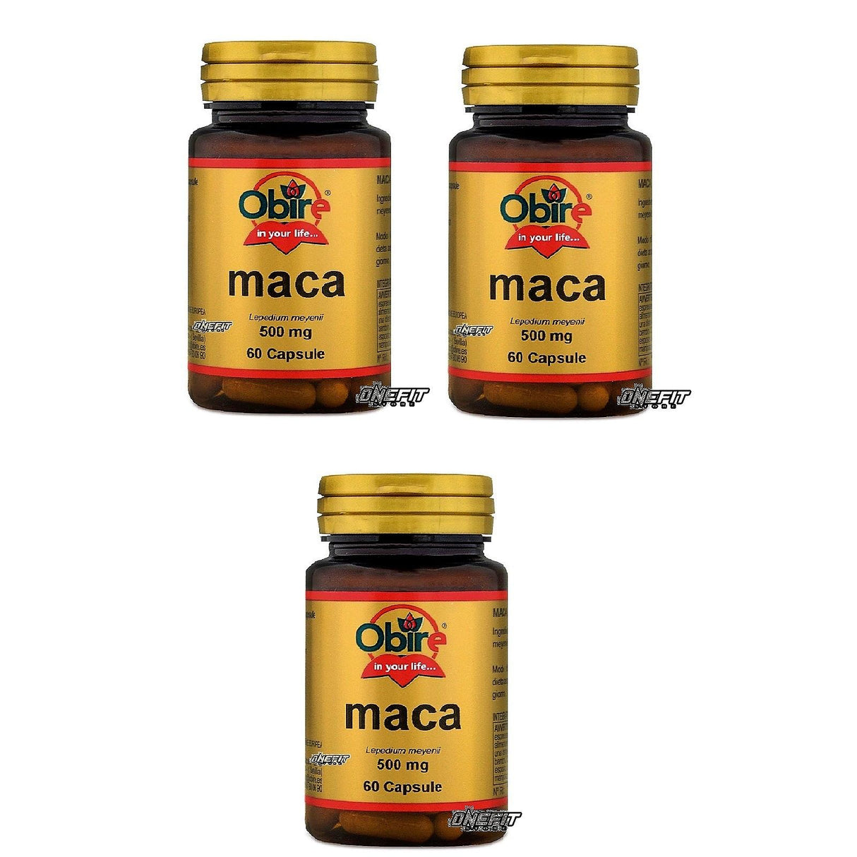 OBIRE MACA 3 CONFEZIONI DA 60 CAPSULE