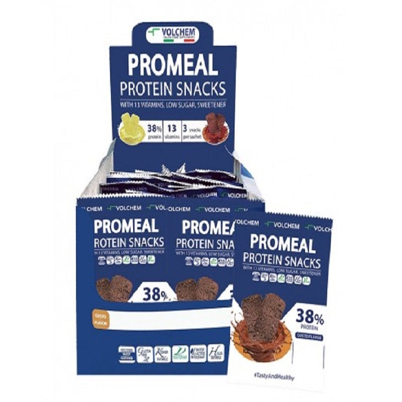 VOLCHEM PROMEAL PROTEIN SNACK 38% 16 CONFEZIONI DA 37,5 GRAMMI