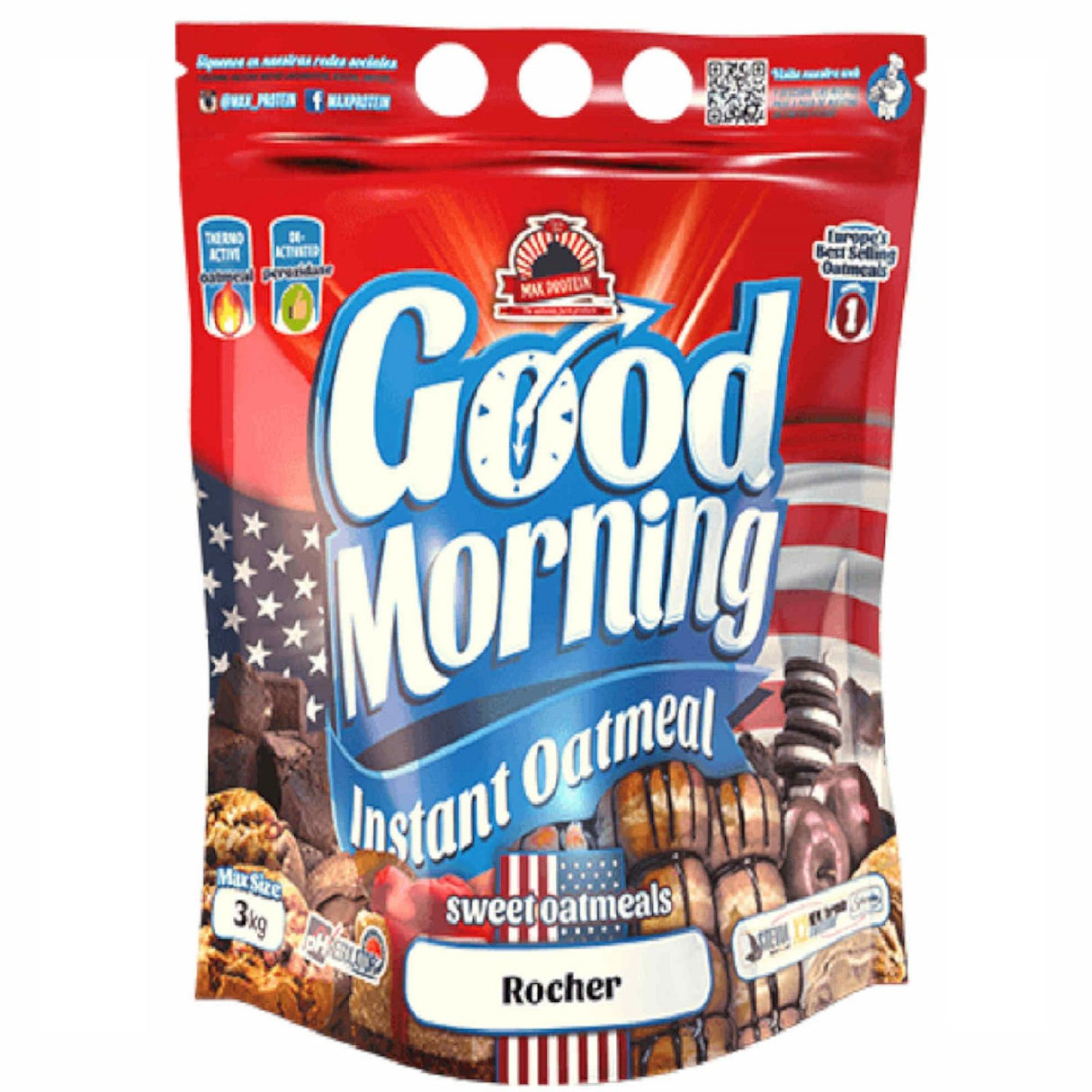 MAX PROTEIN GOOD MORNING INSTANT OATMEAL 3 KG