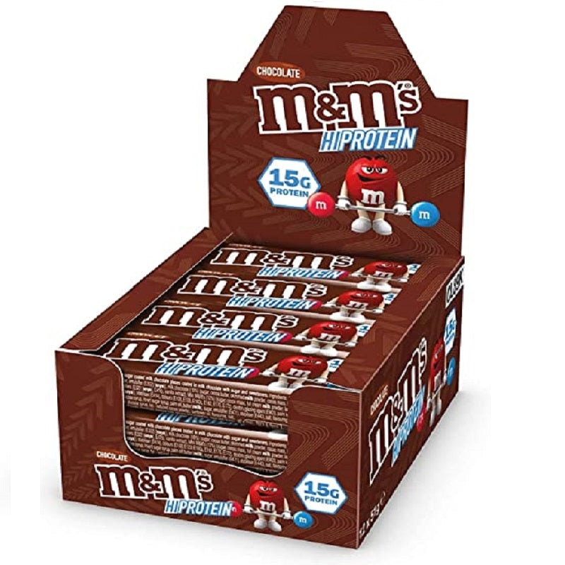 M&M HI-PROTEIN CIOCCOLATO 12 BARRETTE DA 51 GRAMMI