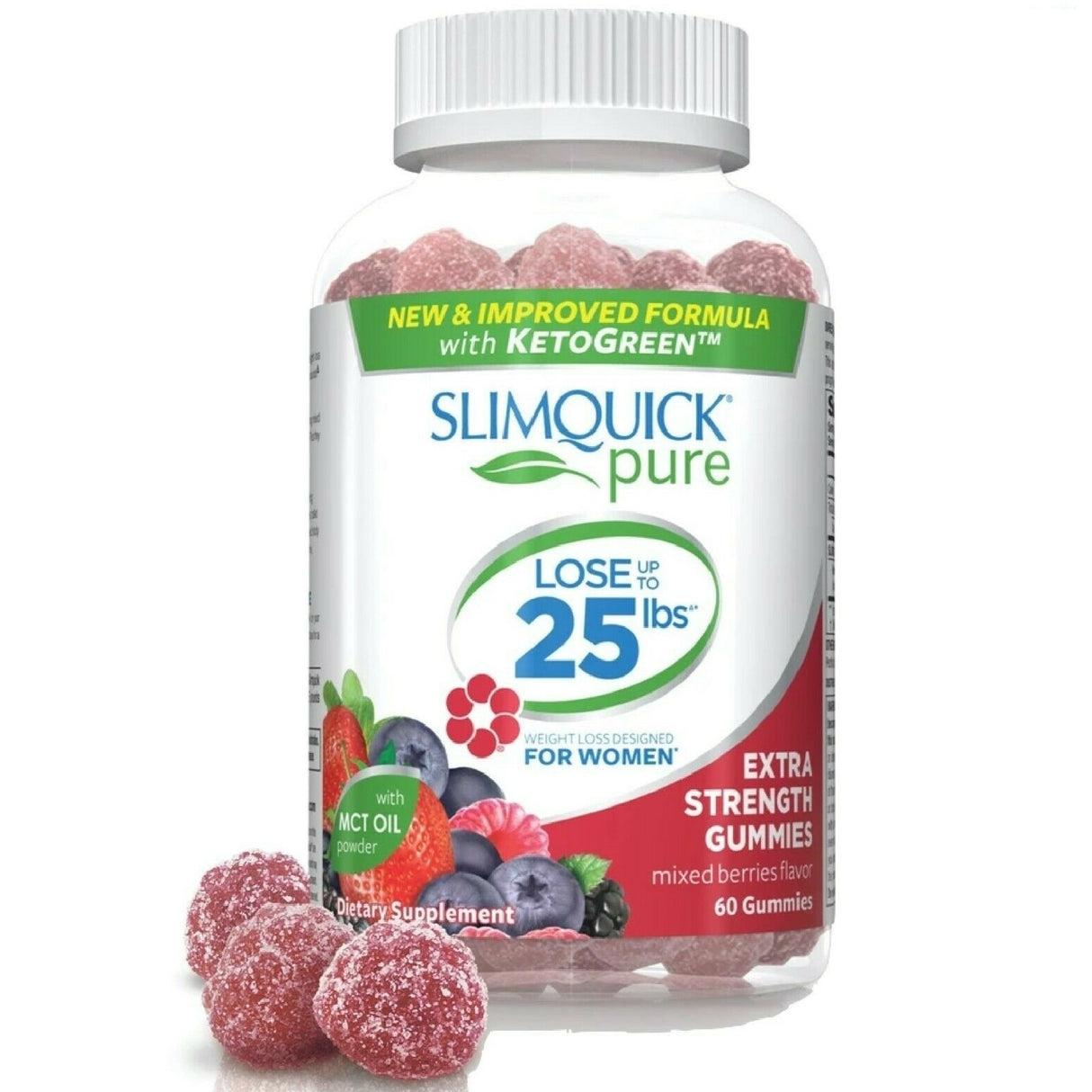 SLIMQUICK PURE KETO GUMMIES 60 CARAMELLE TERMOGENICHE