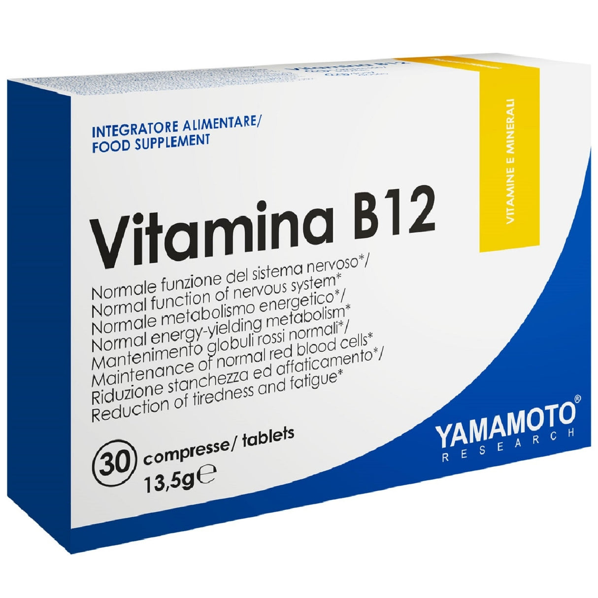 YAMAMOTO RESEARCH VITAMINA B12 DA 30 COMPRESSE