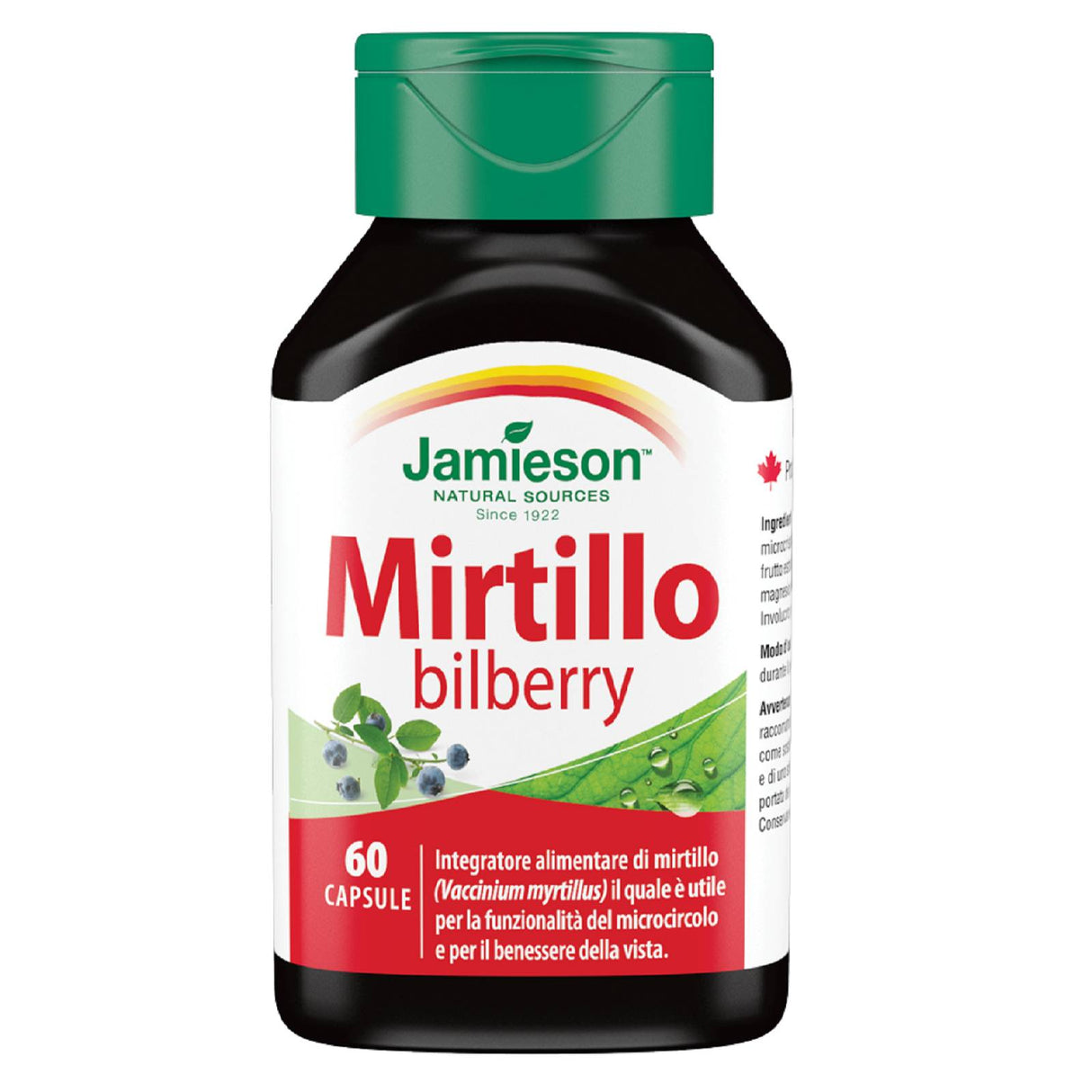JAMIESON MIRTILLO BILBERRY 60 CAPSULE