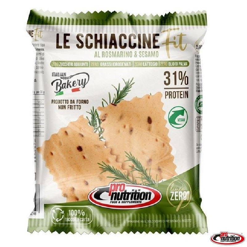 PRONUTRITION SCHIACCINE PROTEICHE ROSMARINO E SESAMO 30 GRAMMI