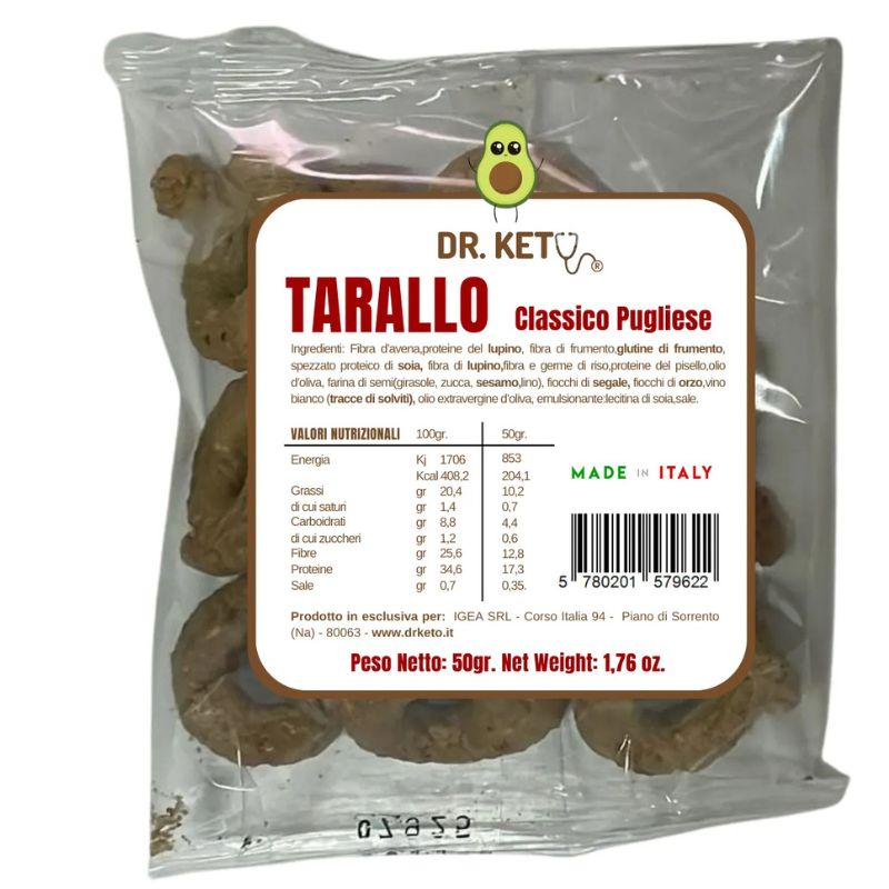 Dr. Keto Tarallo Classico Pugliese 50 Grammi