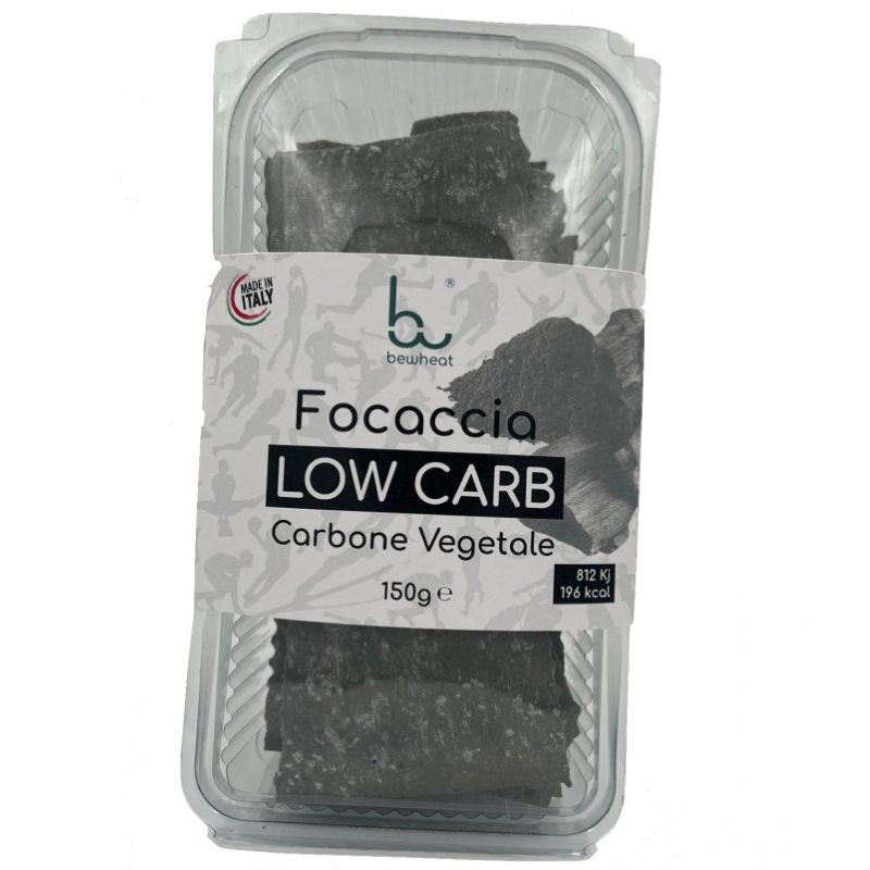 Bewheat Focaccia Low Carb Carbone Vegetale 150 Grammi