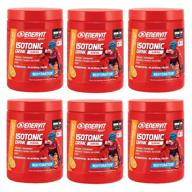 6 X ENERVIT ISOTONIC DRINK 420 GRAMMI ARANCIA