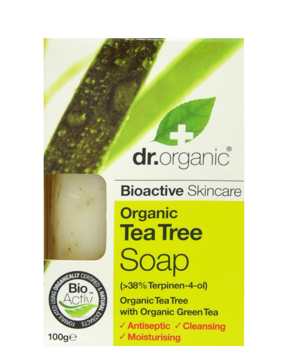DR ORGANIC TEA TREE SOAP 100 GRAMMI