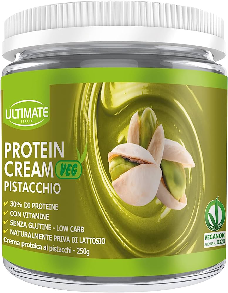 Ultimate Italia Protein Cream Vegan 250 Grammi Gusto Pistacchio