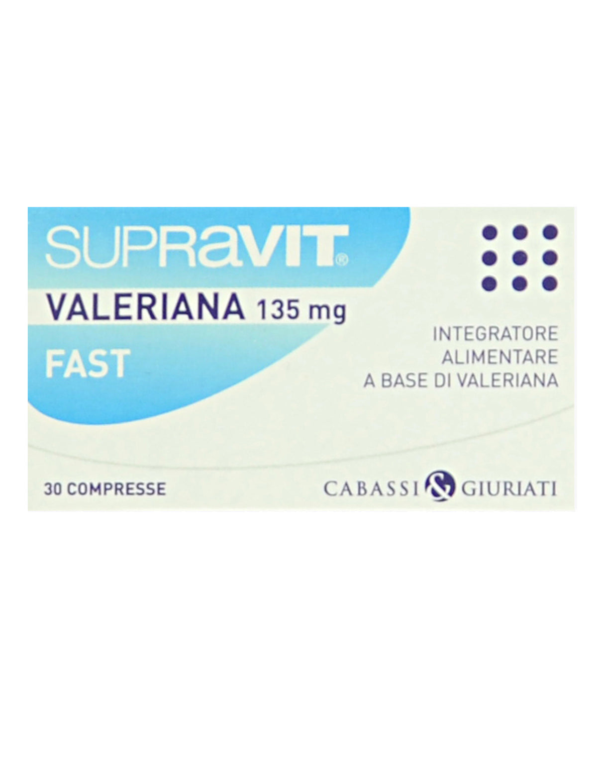 Supravit Valeriana Fast 30 compresse