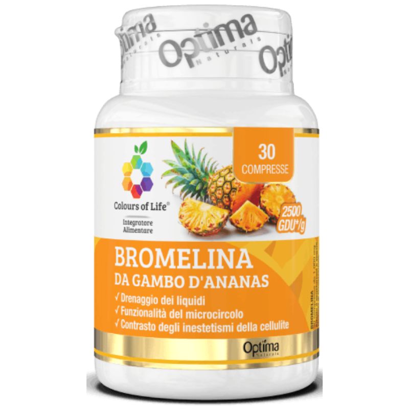Optima Bromelina Da Gambo D'Ananas 30 Compresse