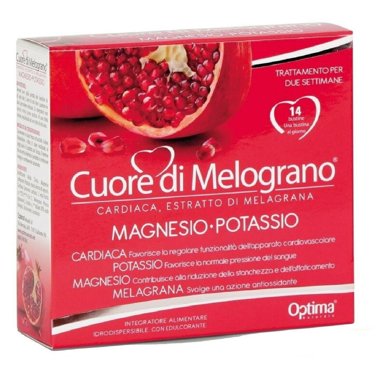 OPTIMA CUORE DI MELOGRANO MAGNESIO-POTASSIO 14 BUSTINE
