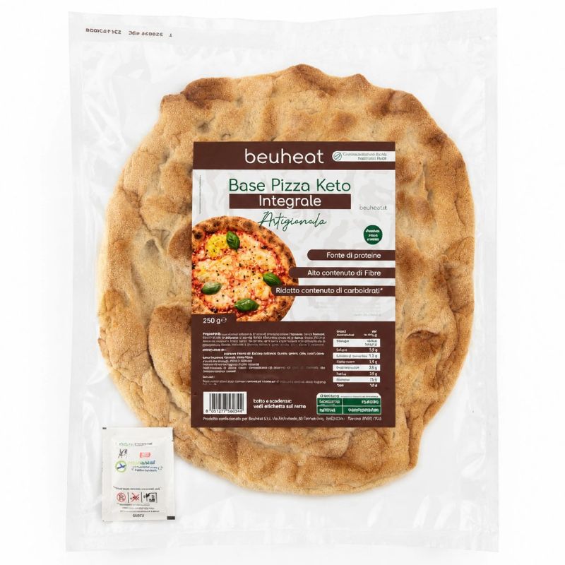 Bewheat Base Pizza Low Carb Keto Integrale 250 Grammi