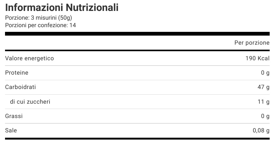 ETHICSPORT SUPER DEXTRIN DA 700 GRAMMI