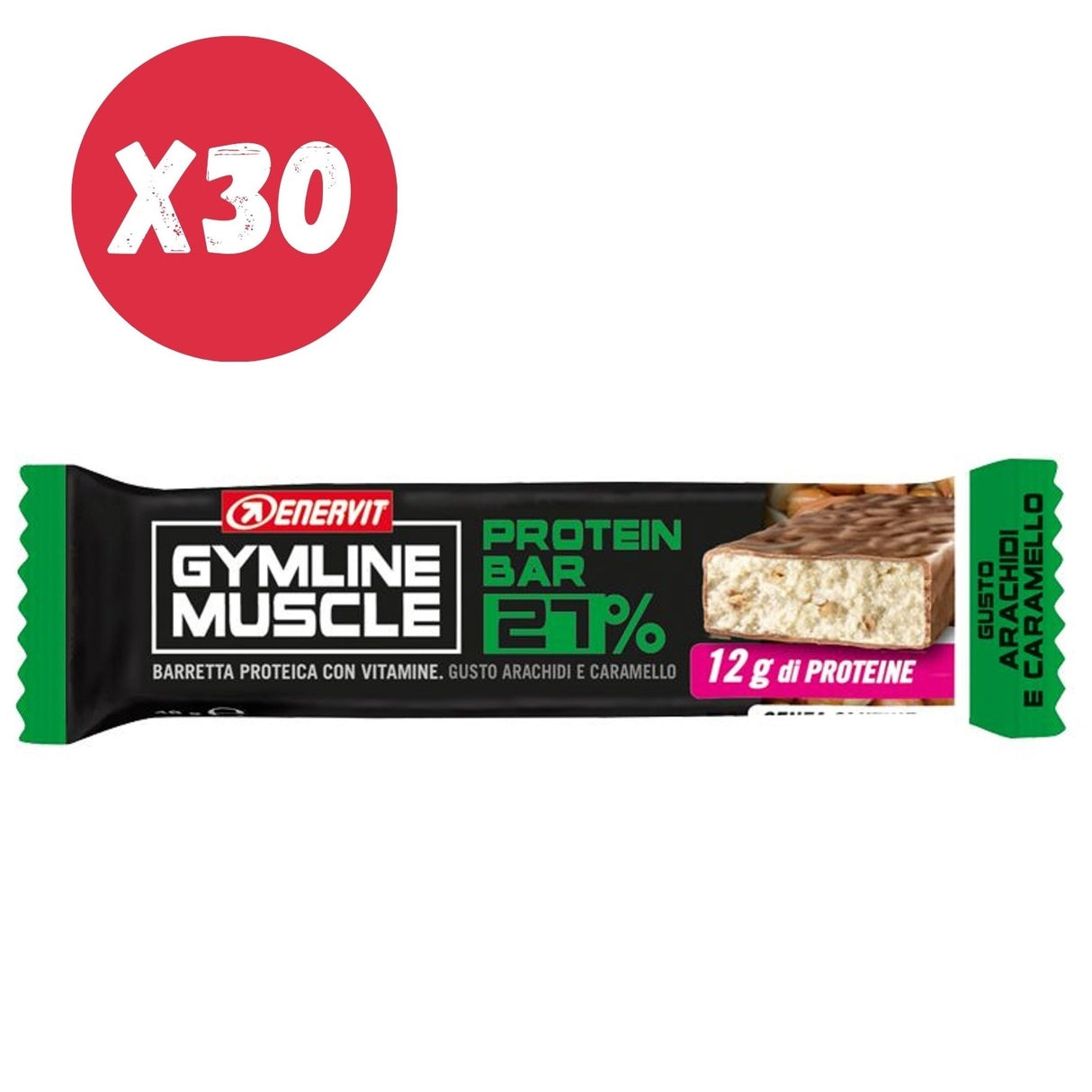 ENERVIT GYMLINE MUSCLE HIGH PROTEIN BAR 27% 30 BARRETTE DA 45 GRAMMI